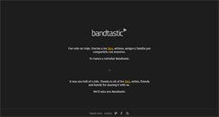 Desktop Screenshot of bandtastic.me
